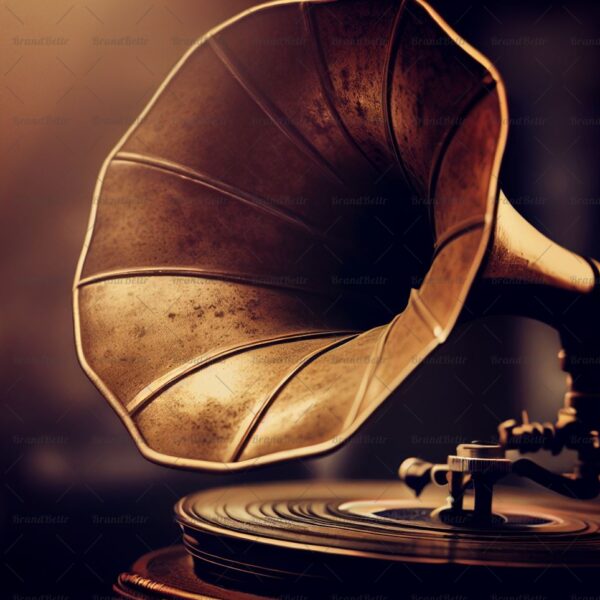 Antiker Grammophon